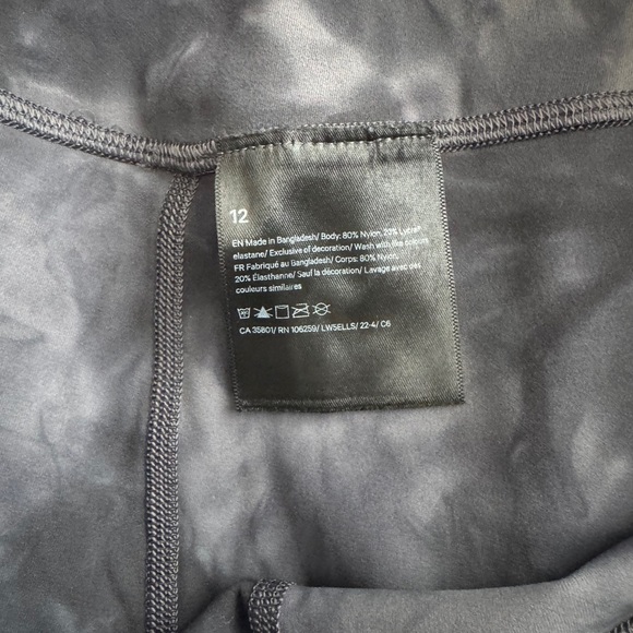 Lululemon Align High-Rise Pant 25" in Diamond Dye Pitch Grey Graphite Grey - Picture 3 of 8